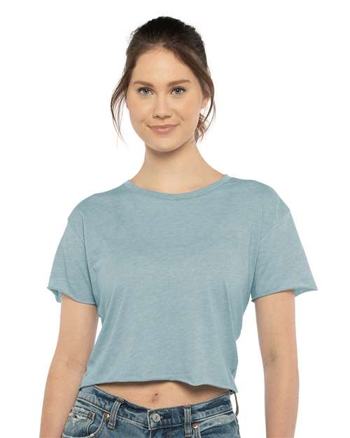 Next Level Women's Festival Crop Top - Next Level 5080 Stonewash Denim XS