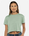 Next Level Women's Festival Crop Top - Next Level 5080 Stonewash Green XS