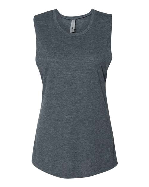 Next Level Women’s Festival Muscle Tank - Next Level 5013 Antique Denim XS