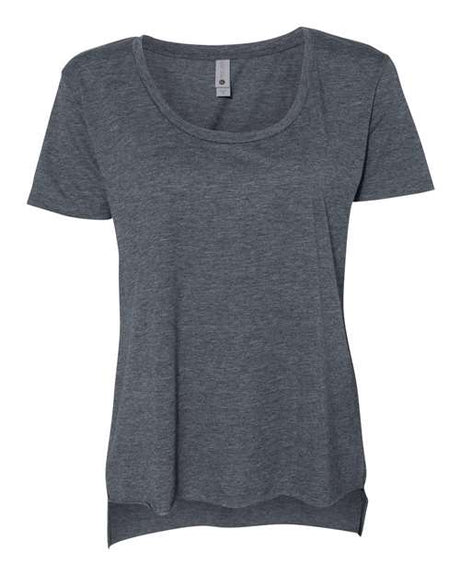 Next Level Women's Festival Scoop Neck T-Shirt - Next Level 5030 Antique Denim XS Short Sleeve T-Shirts