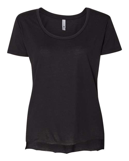 Next Level Women's Festival Scoop Neck T-Shirt - Next Level 5030 Black XS Short Sleeve T-Shirts