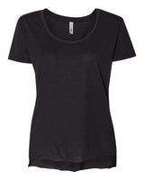 Next Level Women's Festival Scoop Neck T-Shirt - Next Level 5030 Black XS Short Sleeve T-Shirts