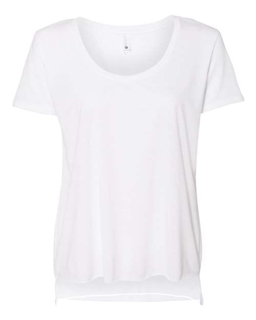 Next Level Women's Festival Scoop Neck T-Shirt - Next Level 5030 White XS Short Sleeve T-Shirts
