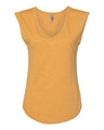 Next Level Women's Festival Sleeveless Deep V - Neck T-Shirt - Next Level 5040 Antique Gold XS Tank Top
