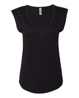 Next Level Women's Festival Sleeveless Deep V - Neck T-Shirt - Next Level 5040 Black XS Tank Top