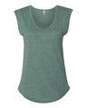 Next Level Women's Festival Sleeveless Deep V - Neck T-Shirt - Next Level 5040 Royal Pine XS Tank Top
