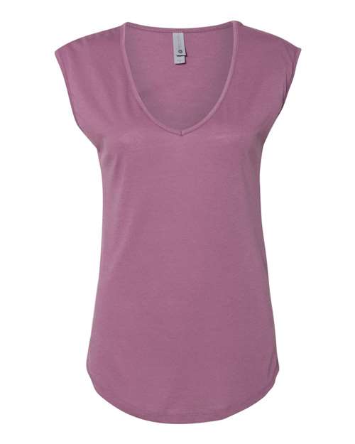 Next Level Women's Festival Sleeveless Deep V - Neck T-Shirt - Next Level 5040 Shiraz XS Tank Top