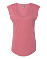Next Level Women's Festival Sleeveless Deep V - Neck T-Shirt - Next Level 5040 Smoked Paprika XS Tank Top