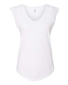 Next Level Women's Festival Sleeveless Deep V - Neck T-Shirt - Next Level 5040 White XS Tank Top