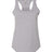 Next Level Women's Gathered Racerback Tank - Next Level 6338 Heather Grey XS