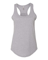 Next Level Women's Gathered Racerback Tank - Next Level 6338 Heather Grey XS