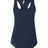 Next Level Women's Gathered Racerback Tank - Next Level 6338 Midnight Navy S
