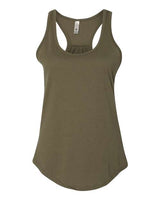 Next Level Women's Gathered Racerback Tank - Next Level 6338 Military Green XS