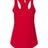 Next Level Women's Gathered Racerback Tank - Next Level 6338 Red XS