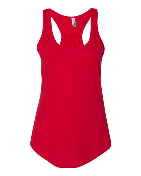 Next Level Women's Gathered Racerback Tank - Next Level 6338 Red XS