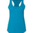 Next Level Women's Gathered Racerback Tank - Next Level 6338 Turquoise M