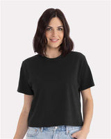 Next Level Women's Heavyweight Boxy T-Shirt - Next Level 7610 Black XS Short Sleeve T-Shirts