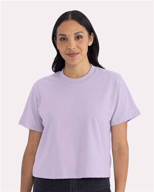 Next Level Women's Heavyweight Boxy T-Shirt - Next Level 7610 Lavender XS Short Sleeve T-Shirts
