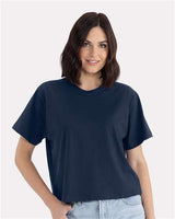 Next Level Women's Heavyweight Boxy T-Shirt - Next Level 7610 Midnight Navy XS Short Sleeve T-Shirts
