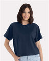 Next Level Women's Heavyweight Boxy T-Shirt - Next Level 7610 Midnight Navy XS Short Sleeve T-Shirts