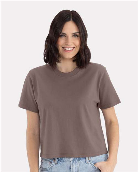 Next Level Women's Heavyweight Boxy T-Shirt - Next Level 7610 Shiitake XS Short Sleeve T-Shirts