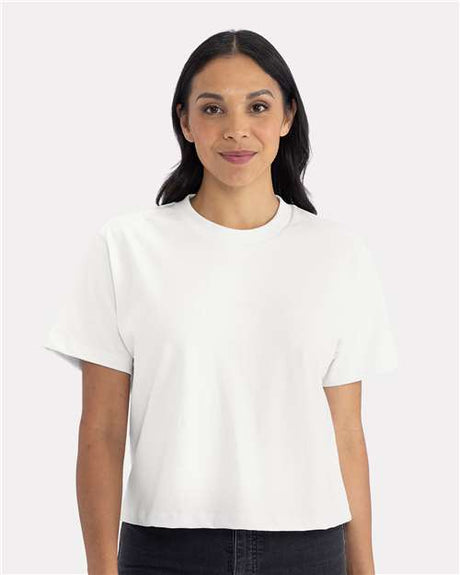 Next Level Women's Heavyweight Boxy T-Shirt - Next Level 7610 White XS Short Sleeve T-Shirts
