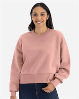 Next Level Women's Heavyweight Crewneck Sweatshirt - Next Level 9087 Desert Pink XS Crewneck Sweatshirts