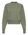 Next Level Women's Heavyweight Crewneck Sweatshirt - Next Level 9087 Light Olive XS Crewneck Sweatshirts