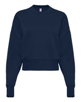 Next Level Women's Heavyweight Crewneck Sweatshirt - Next Level 9087 Midnight Navy XS Crewneck Sweatshirts