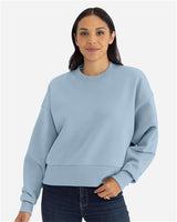 Next Level Women's Heavyweight Crewneck Sweatshirt - Next Level 9087 Stonewash Denim XS Crewneck Sweatshirts