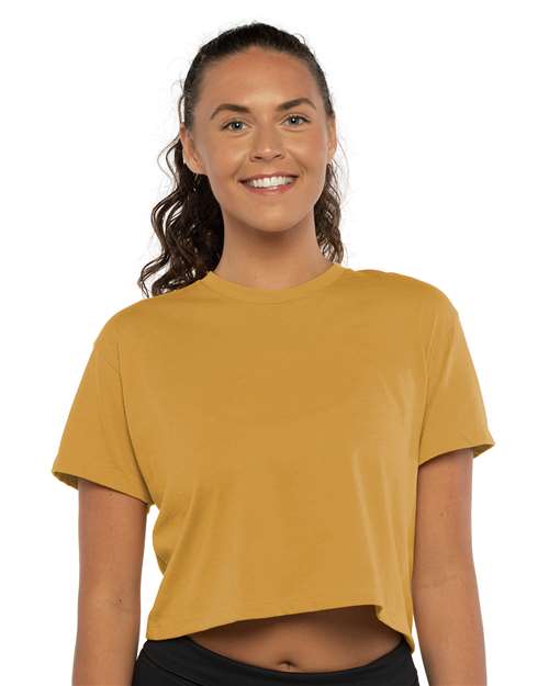 Next Level Women's Ideal Crop Top - Next Level 1580 Antique Gold XS