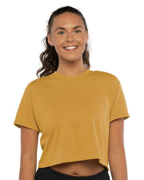 Next Level Women's Ideal Crop Top - Next Level 1580 Antique Gold XS