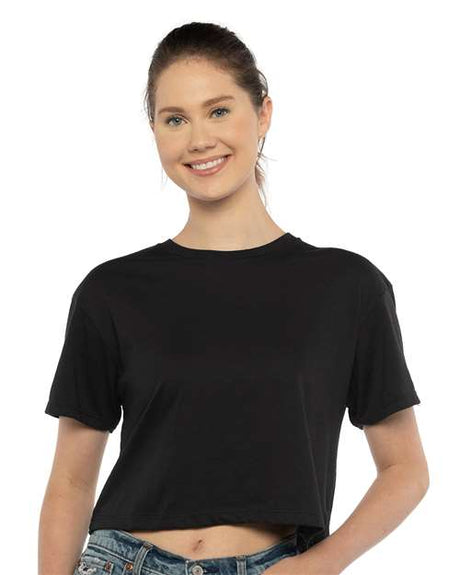 Next Level Women's Ideal Crop Top - Next Level 1580 Black XS