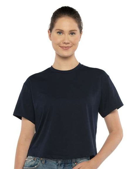 Next Level Women's Ideal Crop Top - Next Level 1580 Midnight Navy XS