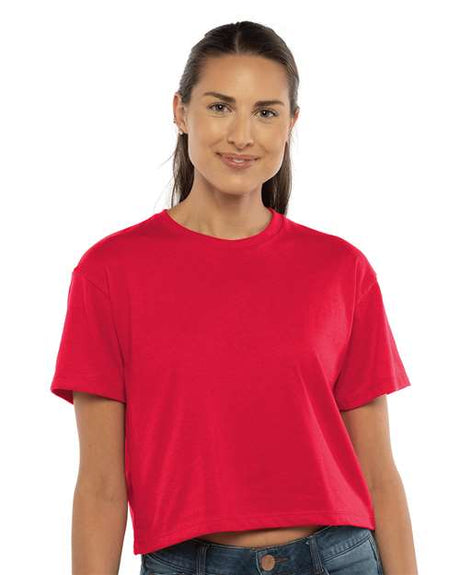 Next Level Women's Ideal Crop Top - Next Level 1580 Red XS