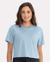 Next Level Women's Ideal Crop Top - Next Level 1580 Stonewash Denim XS
