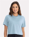 Next Level Women's Ideal Crop Top - Next Level 1580 Stonewash Denim XS