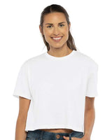 Next Level Women's Ideal Crop Top - Next Level 1580 White XS