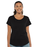 Next Level Women's Ideal Dolman T-Shirt - Next Level 1560 Black M Short Sleeve T-Shirts