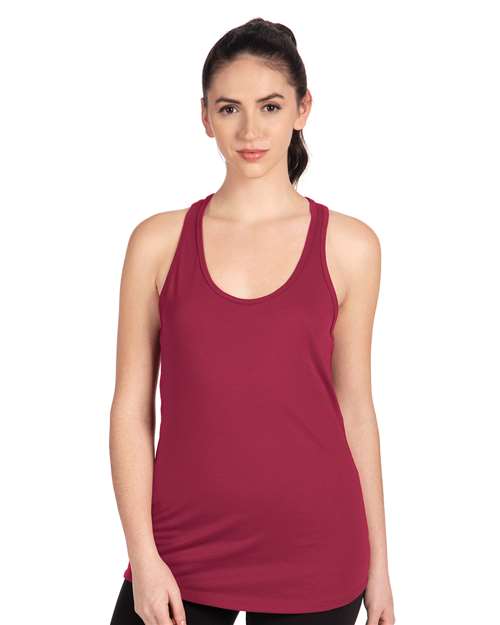 Next Level Women's Ideal Racerback Tank - Next Level 1533 Cardinal XS