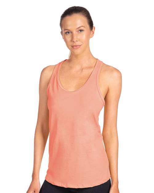 Next Level Women's Ideal Racerback Tank - Next Level 1533 Light Orange XS