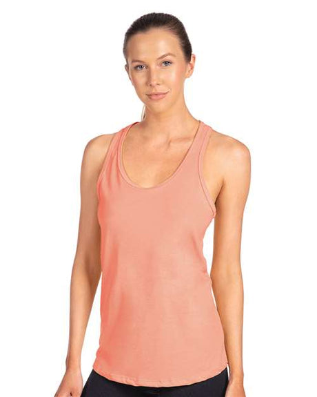 Next Level Women's Ideal Racerback Tank - Next Level 1533 Light Orange XS