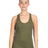 Next Level Women's Ideal Racerback Tank - Next Level 1533 Military Green XS