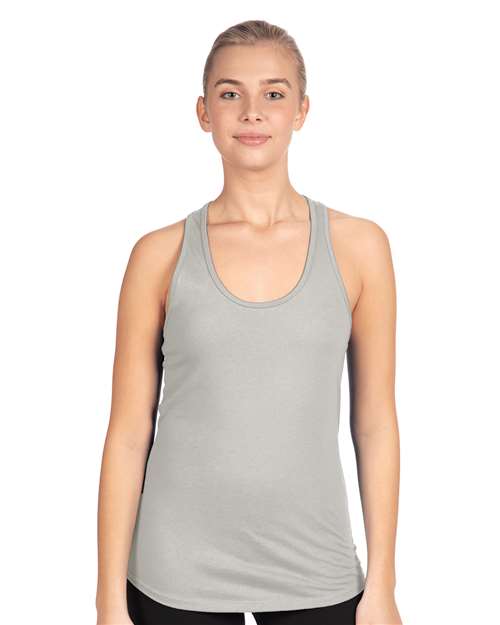Next Level Women's Ideal Racerback Tank - Next Level 1533 Silver XS