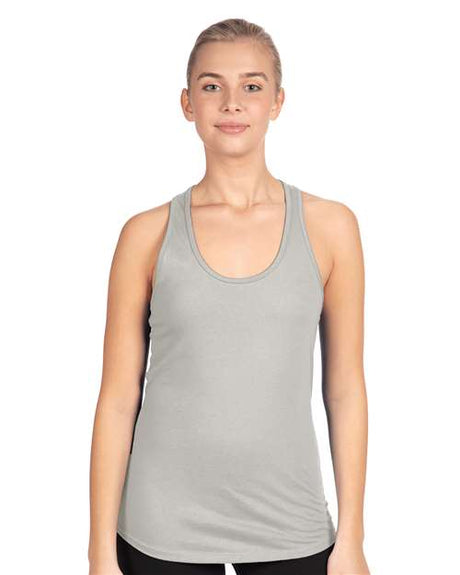 Next Level Women's Ideal Racerback Tank - Next Level 1533 Silver XS