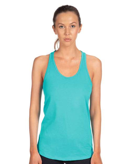 Next Level Women's Ideal Racerback Tank - Next Level 1533 Tahiti Blue XS