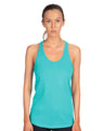 Next Level Women's Ideal Racerback Tank - Next Level 1533 Tahiti Blue XS