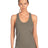 Next Level Women's Ideal Racerback Tank - Next Level 1533 Warm Grey XS