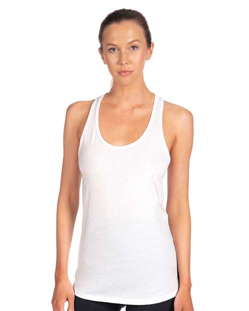 Next Level Women's Ideal Racerback Tank - Next Level 1533 White XS