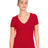 Next Level Women's Ideal V - Neck T-Shirt - Next Level 1540 Red XS Short Sleeve T-Shirts
